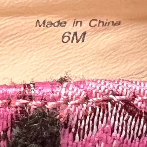 Kate Spade Corina Floral Brocade Loafers Pink Roses Size 6M - Picture 11 of 13